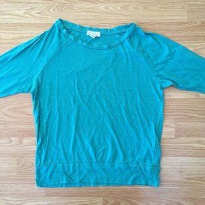 Forever 21 Women's Green/Blue Top Size Small